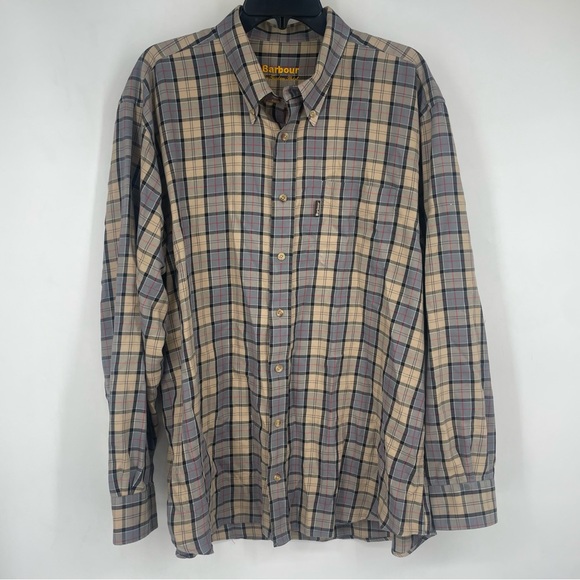 Barbour Shirts Barbour Mens Xl Tartans Plaid Button Up Shirt - Main Image